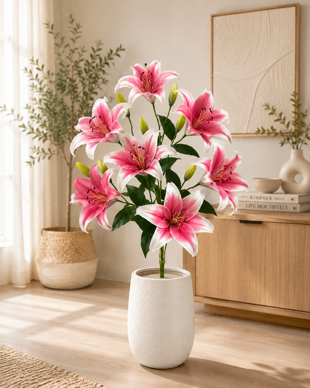 Bouquet de Lys Artificiels Premium