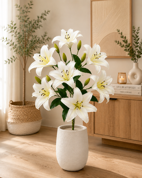 Bouquet de Lys Artificiels Premium