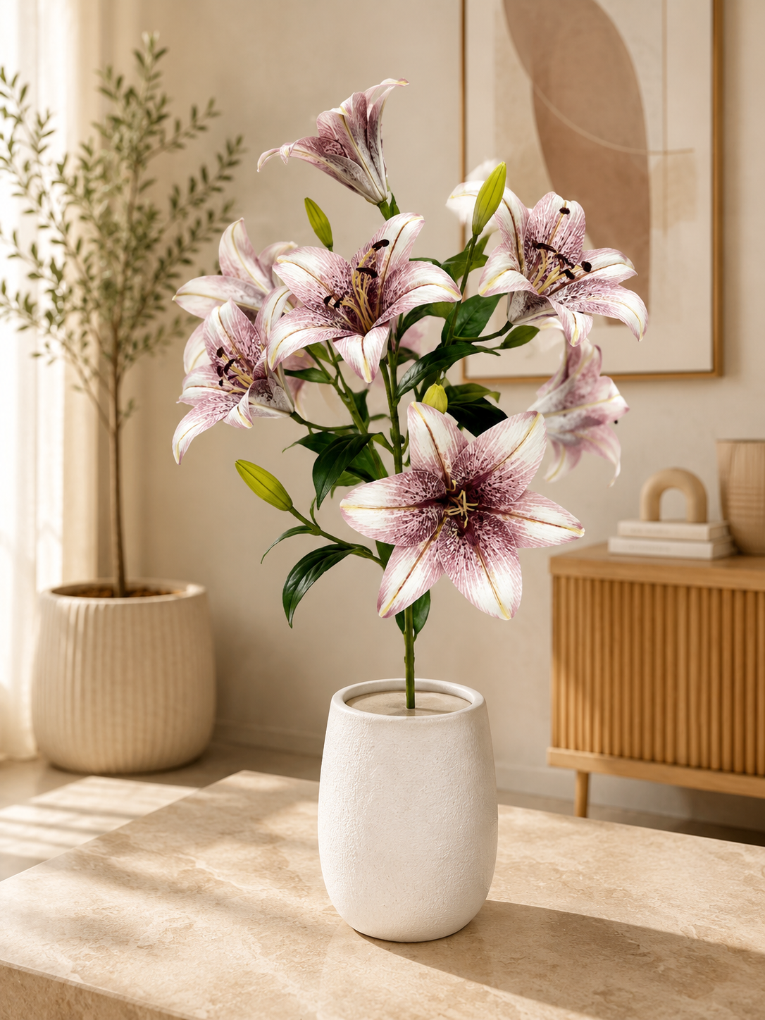 Bouquet de Lys Artificiels Premium