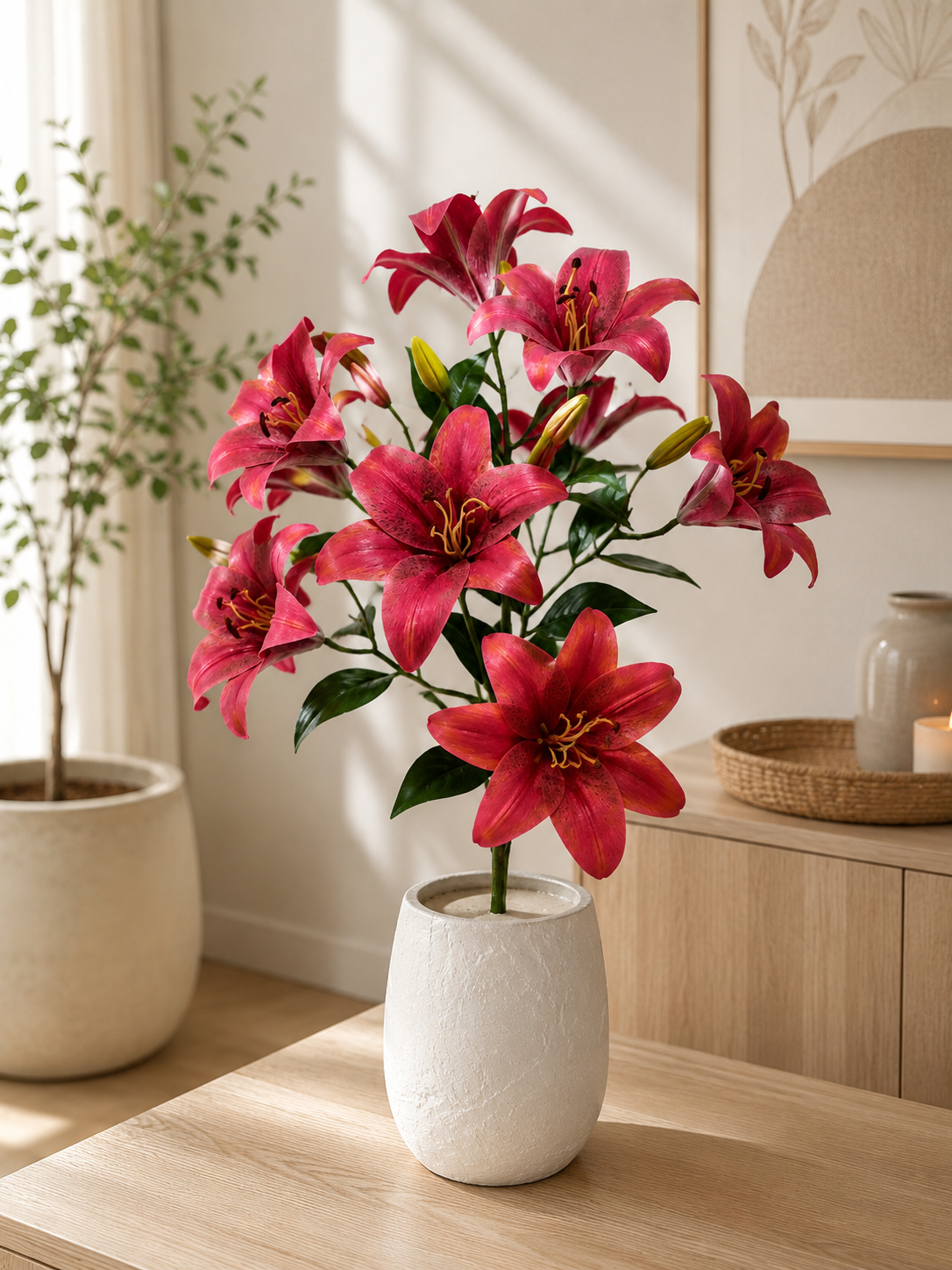 Bouquet de Lys Artificiels Premium