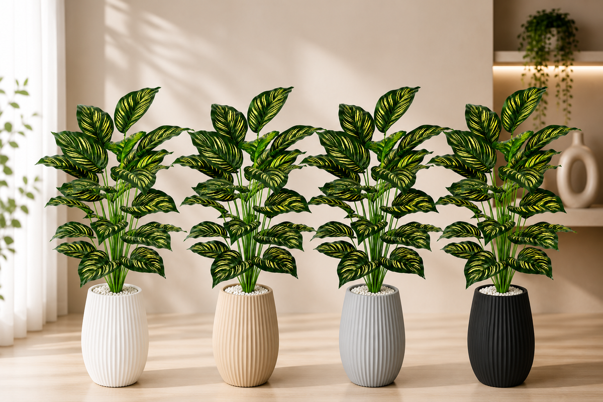 Plante Artificielle Calathea Panachée